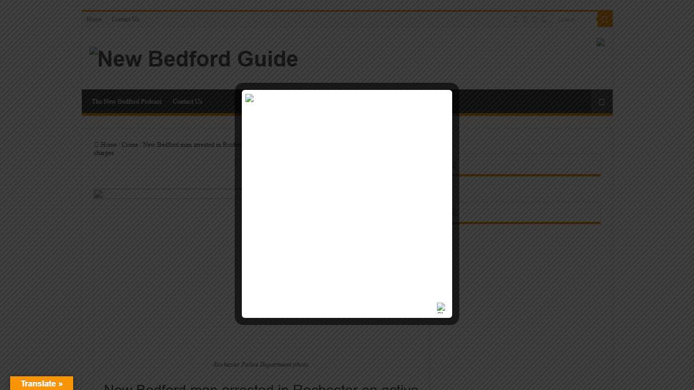 New Bedford man arrested in Rochester on active warrant, restraining order violation, drug possession charges – New Bedford Guide